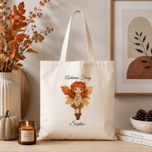 Bolsa Tote Fada de outono mínima - Saco de Tota Personalizado