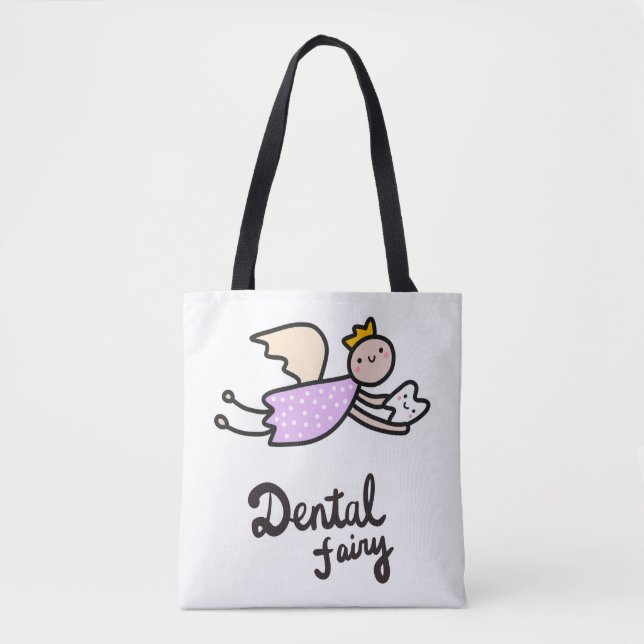 Bolsa Tote Fada dental (Frente)