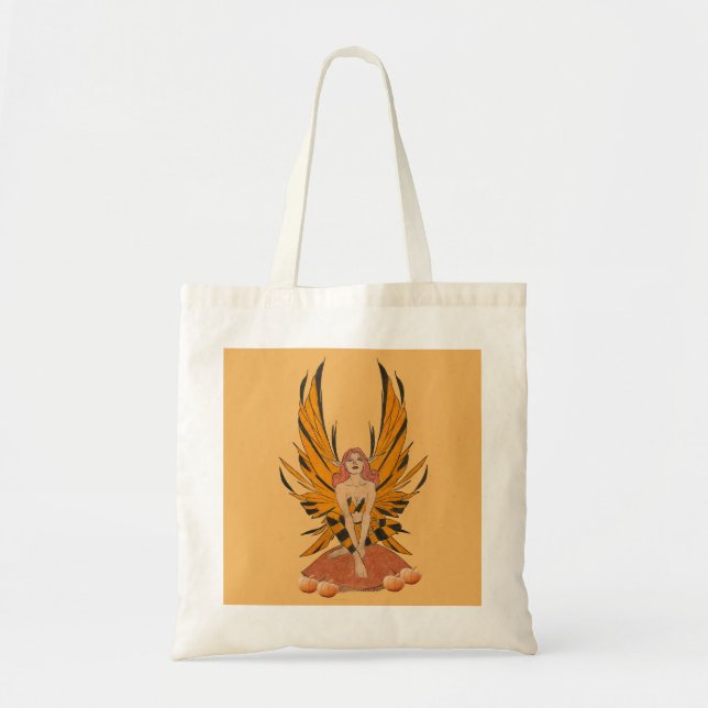 Bolsa Tote Fada do Halloween (Frente)