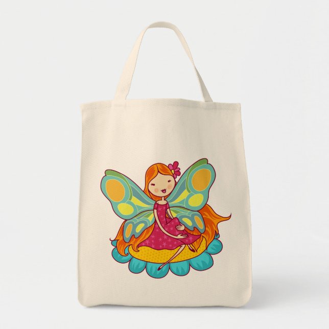 Bolsa Tote Fada do jardim (Frente)