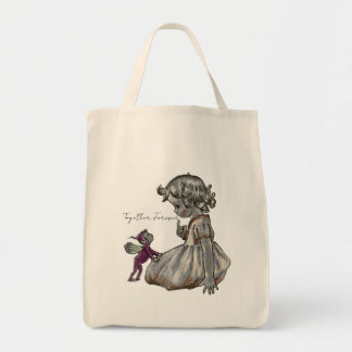 Bolsa Tote Fada Infantil Tob Juntas Para Sempre