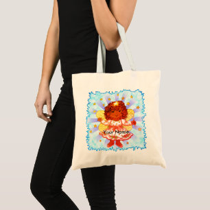 Bolsa Tote Fada Menina Negra