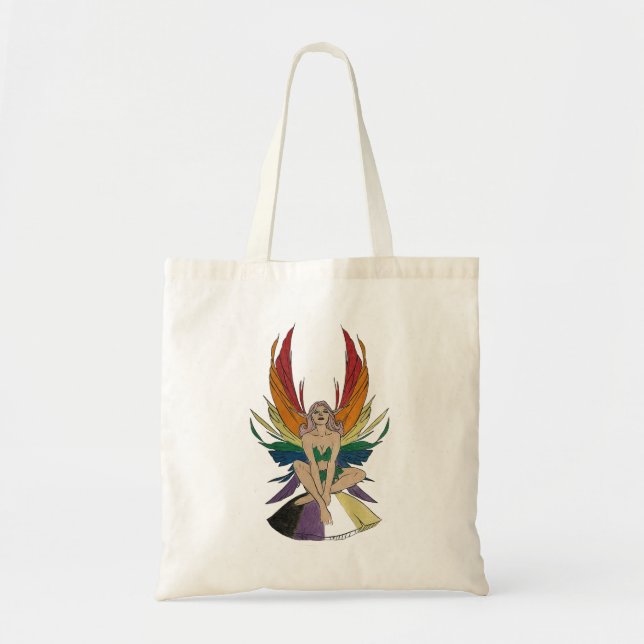 Bolsa Tote Fada não-binário (Frente)