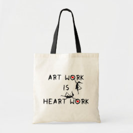 Bolsa Tote Fadas da arte: O trabalho de arte é trabalho do