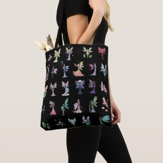 Bolsa Tote Fadas Fantasiosas Diversão Arte Fantasia de Fadas