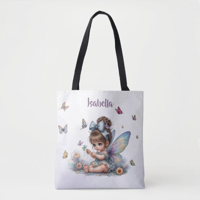 Bolsa Tote Fadazinha adorável (Frente)