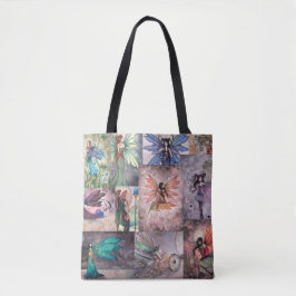 Bolsa Tote Fairies Collage por Molly Harrison