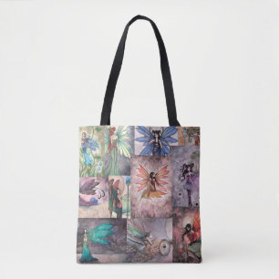 Bolsa Tote Fairies Collage por Molly Harrison