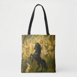 Bolsa Tote FairyTale Horses and Ethereal Guardian AngelsTote