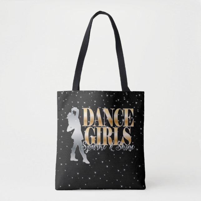 Bolsa Tote Faísca da equipe da dança da broca (Frente)