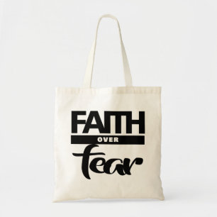 Bolsa Tote Faith Over Fea