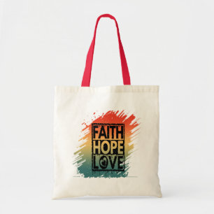 BOLSA TOTE FAIXA ESPERANÇA AMOR VERDADEIRO MOTIVACIONAL INSPI