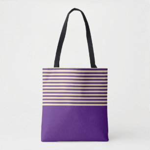 Bolsa Tote Faixa Roxa