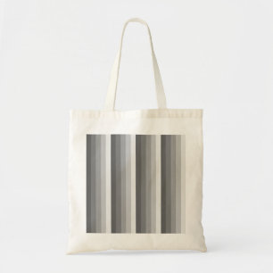 Bolsa Tote faixas de sombra cinza