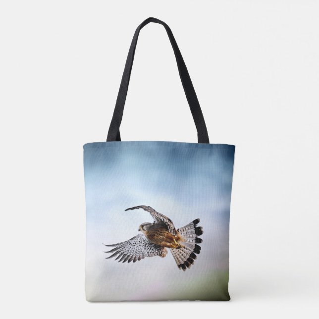 Bolsa Tote Falcão Soar no Céu (Verso)