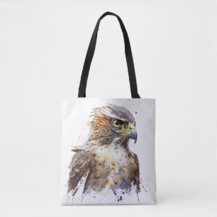 Bolsa Tote Falcon Bird Retrait Animal Painting Willife Free