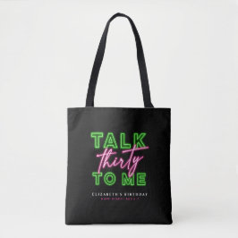 Bolsa Tote Fale 30 Neon Green e Rosa Sujos