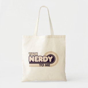 Bolsa Tote Fale com Nerdy para mim