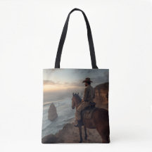 Bolsa Tote Falésia Costeira - Design Ocidental à B