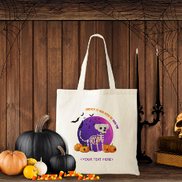 Bolsa Tote Fall Halloween Spooky Trick ou Treat Tote Bag