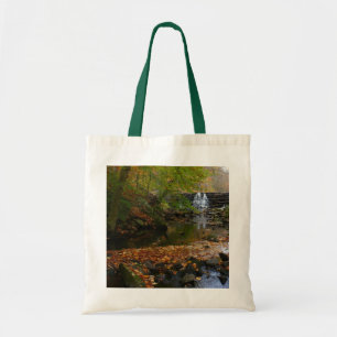 Bolsa Tote Fall Waterfall e Creek Pennsylvania Nature Photo