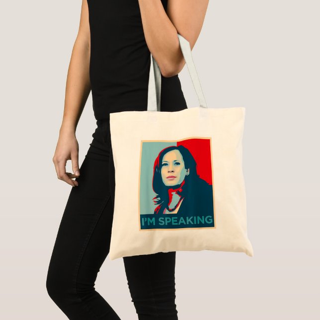 Bolsa Tote Falo Kamala Harris (Frente (produto))