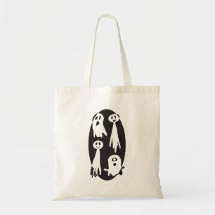 Bolsa Tote Família de Fantasmas Divertidos e Fofos de Hallowe