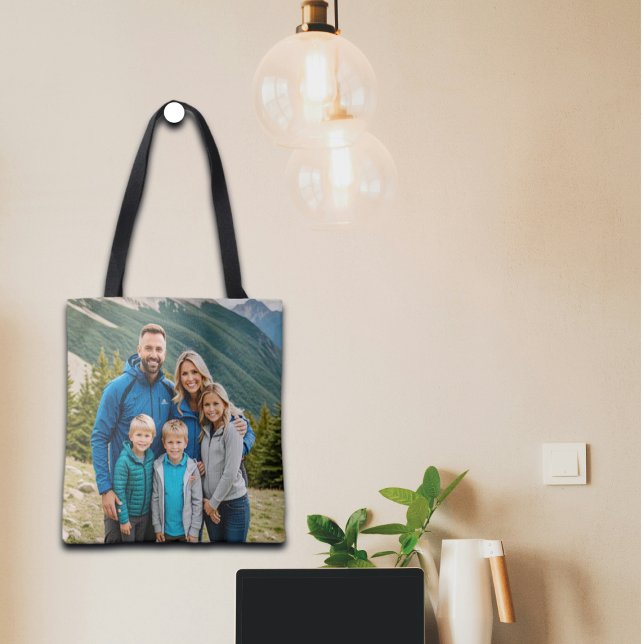 Bolsa Tote Família de Fotos Personalizada 2 (Criador carregado)