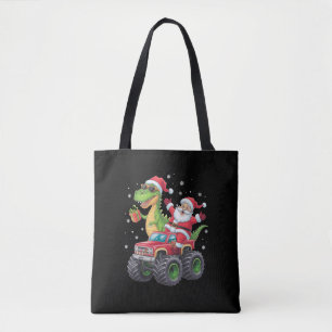 Bolsa Tote Família de Natal Combinando Caminhão do Papai Noel