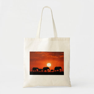Bolsa Tote Família do elefante