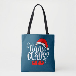 Bolsa Tote Família Natal Oferece Papais noeis Engraçados Nann