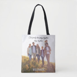Bolsa Tote Família Que Reproduz Foto Personalizada