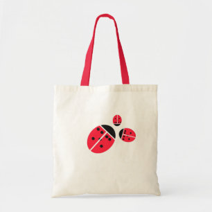 Bolsa Tote família retro-ladybug