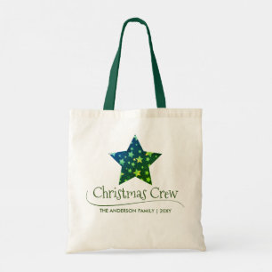 Bolsa Tote Família Tripulação Correspondência Estrela Verde N
