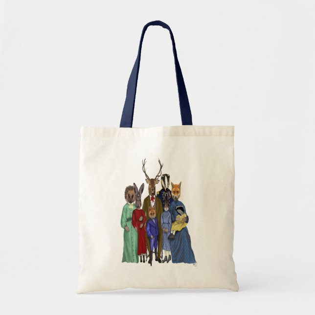 Bolsa Tote Família Woodland (Frente)
