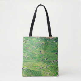 Bolsa Tote Famosos terraços de arroz yuanyang - Yunnan, China