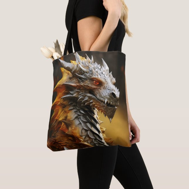 Bolsa Tote Fantasia de Dragão Fera (Close Up)