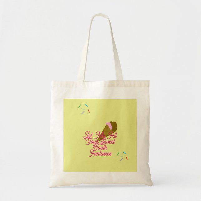 BOLSA TOTE FANTASIA DE SORVETE (Frente)