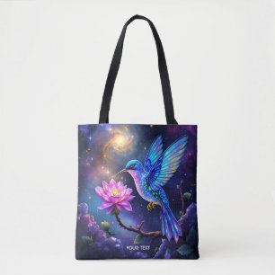 Bolsa Tote Fantasia Flor Fofa Pequeno Pássaro