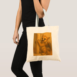Bolsa Tote Fantasia poste de garganta de garganta de olhos gr