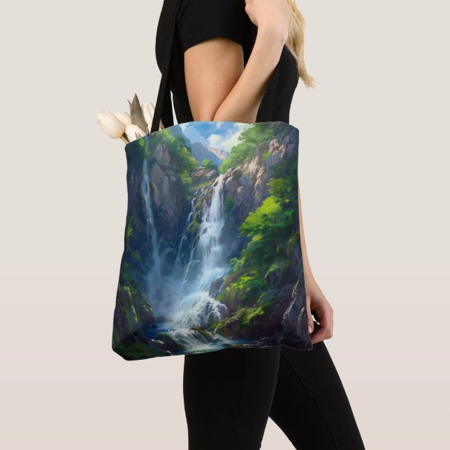 Bolsa Tote Fantasia World Waterfall (Close Up)