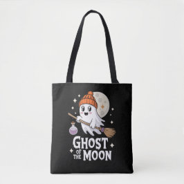 Bolsa Tote Fantasma Bonita do Halloween da Lua