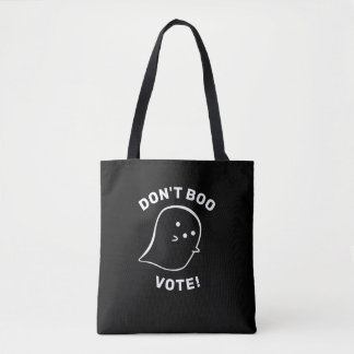 Bolsa Tote Fantasma Bonita Não Boo, Vote! Toque do Ombro
