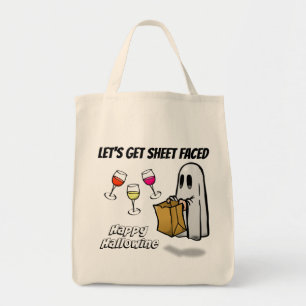 Bolsa Tote Fantasma de Lençol Feliz Hallowine