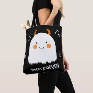 Bolsa Tote Fantasma do Demon do Boo Spooky Bonito