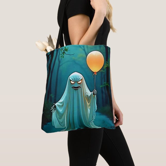 Bolsa Tote Fantasma Spooky com Eerie Balloon (Close Up)