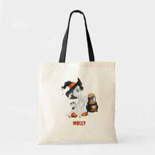 Bolsa Tote Fantasmas bonitos no Halloween