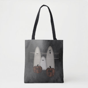 Bolsa Tote Fantasmas E Pumpkins Halloween