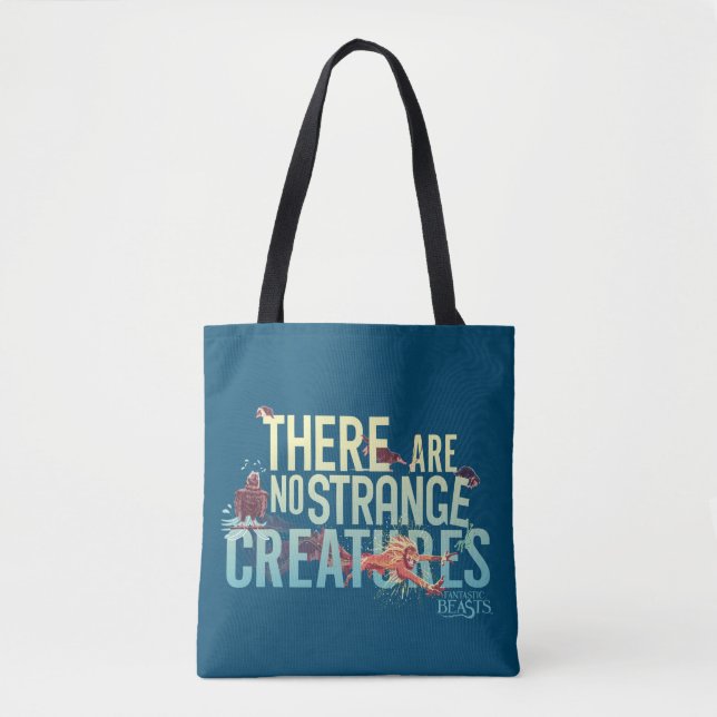 Bolsa Tote Fantastic Beasts - There Are No Strange Creatures (Frente)
