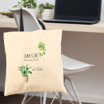 Bolsa Tote Fantástico Professor Coisas De Plantas Personaliza<br><div class="desc">Saco personalizado para o Professor Admirável Coisa - presente para professor excelente para o obrigado final do ano ou presente para apreciação de professores. A design é impressa em ambos os lados e apresenta plantas modernas da casa com tipografia de fontes modernas e magras. O texto diz "Admirável Professor Coisas...</div>